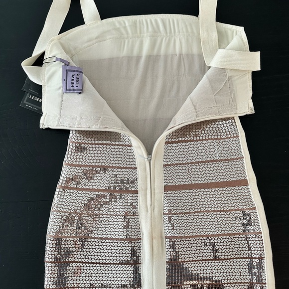 Herve Leger bandage dress sequin ombré. NWT - Picture 2 of 4